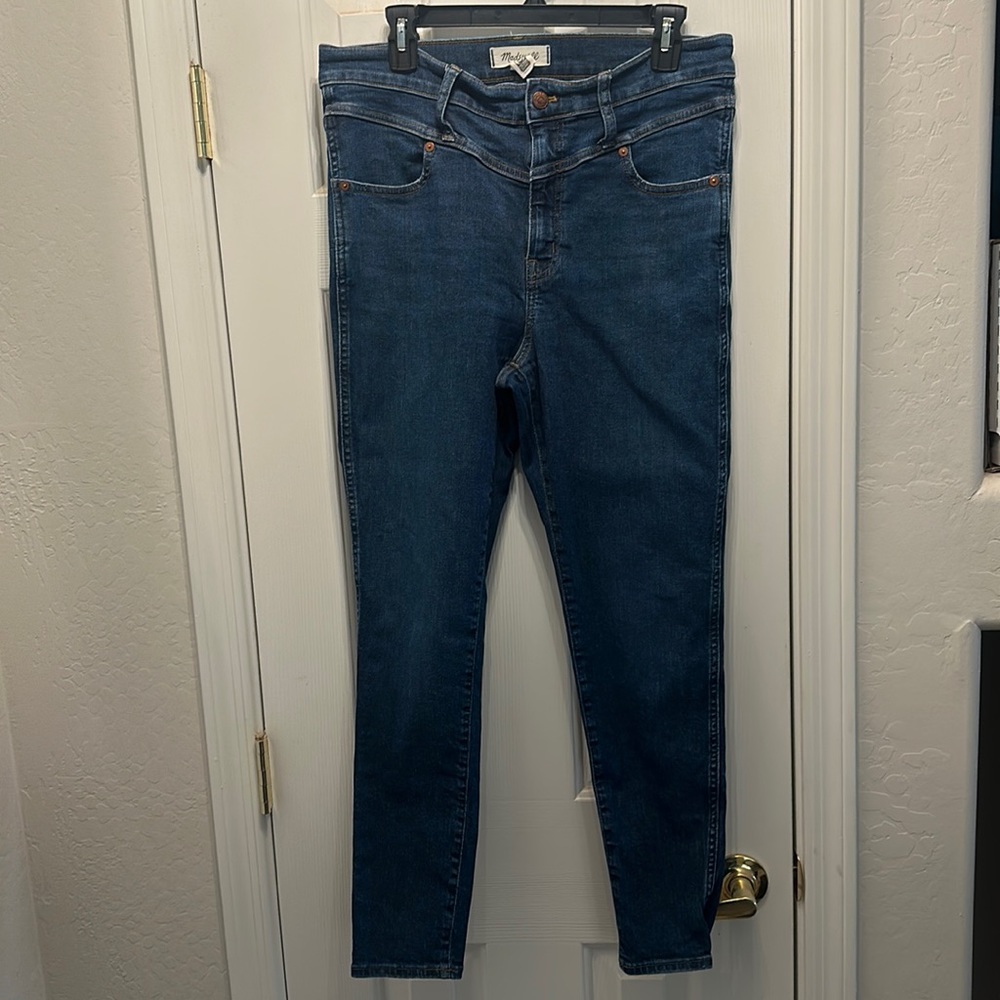 Madewell 10” high rise skinny jeans